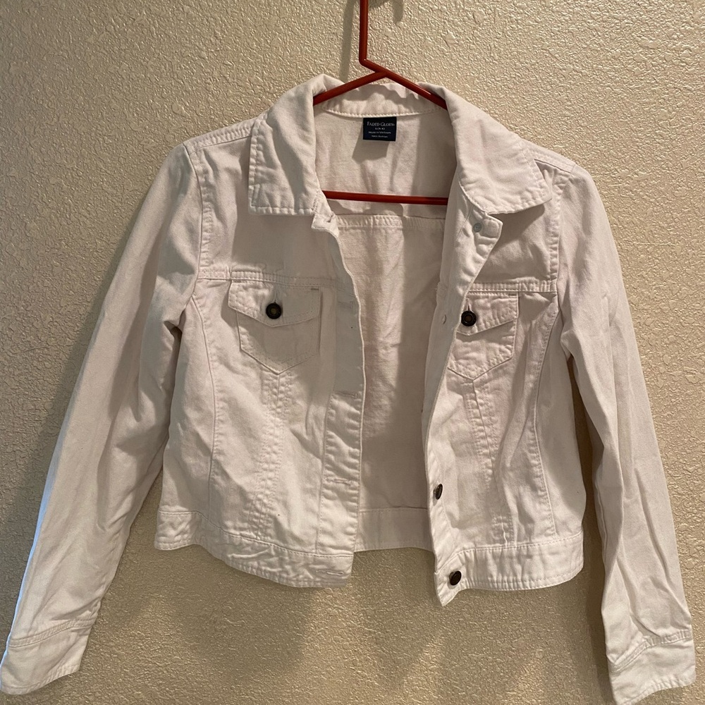 Faded Glory Women's Cream Jean Jacket